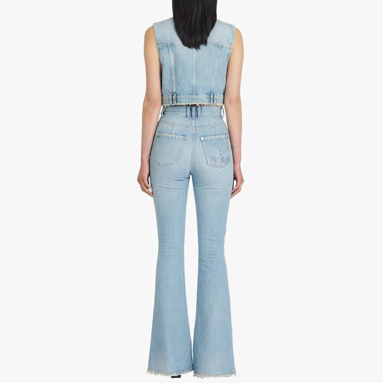 BALMAIN Jeans Women's Blue-1