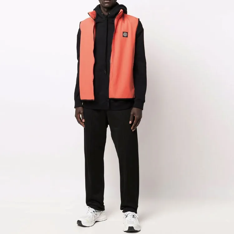 STONE ISLAND Vests Men Orange-1