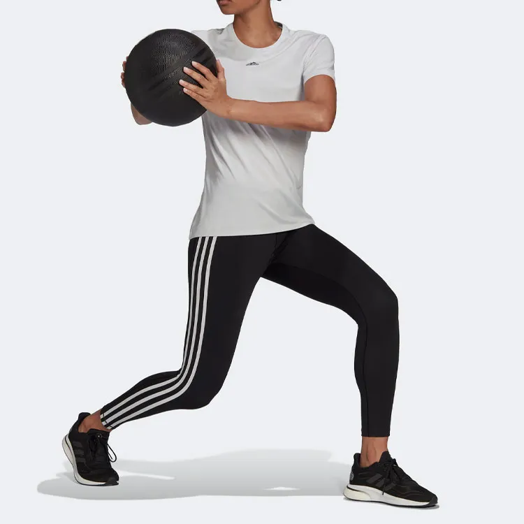 Adidas T Shirt Women's Gray White-2