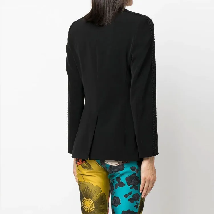 MOSCHINO Single Breasted Long Sleeved Blazer-1
