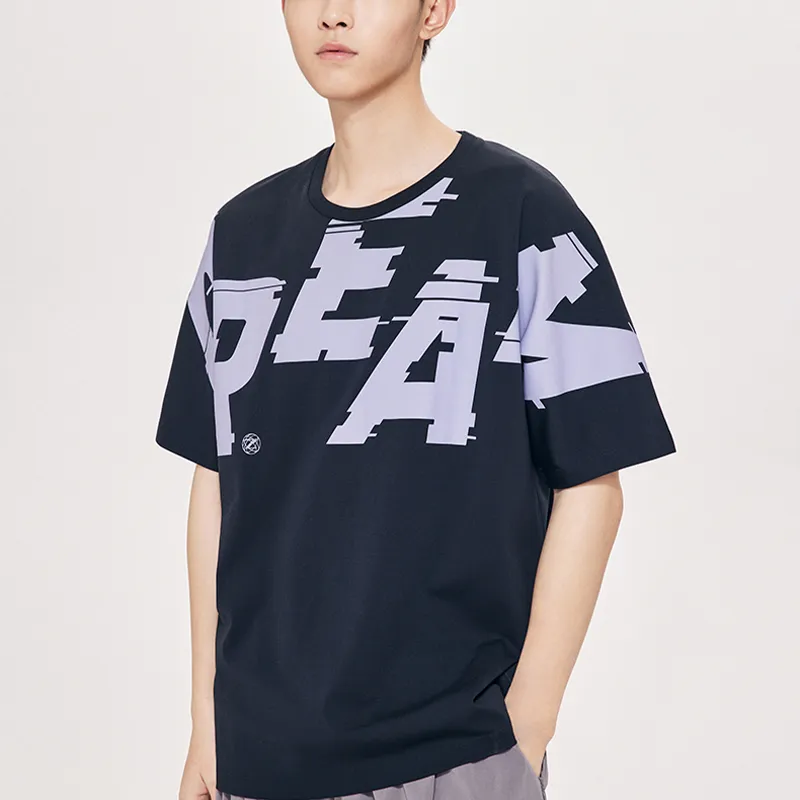 Anta x QINGKUANGXILIE T Shirt Unisex Black-2