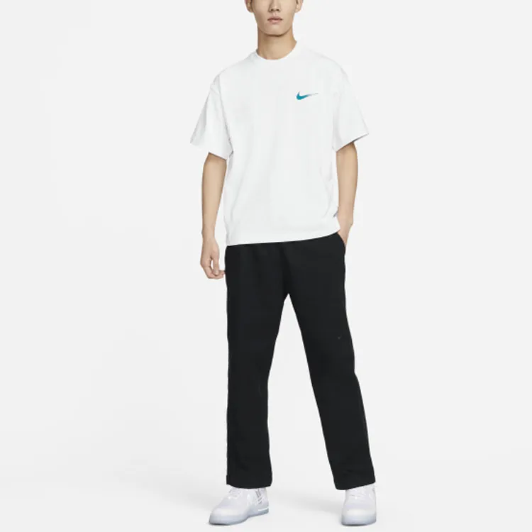 Nike Drop Shoulder Sleeve T-Shirt Unisex White-2