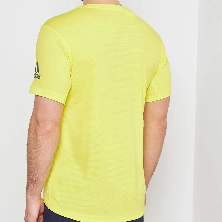 Adidas T Shirts Men Bright Yellow-2