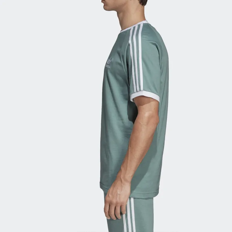 Adidas Originals T Shirts Men Mint Green-4