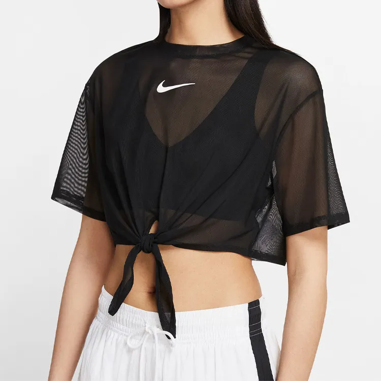 Nike Crop Tops Women's Black-2