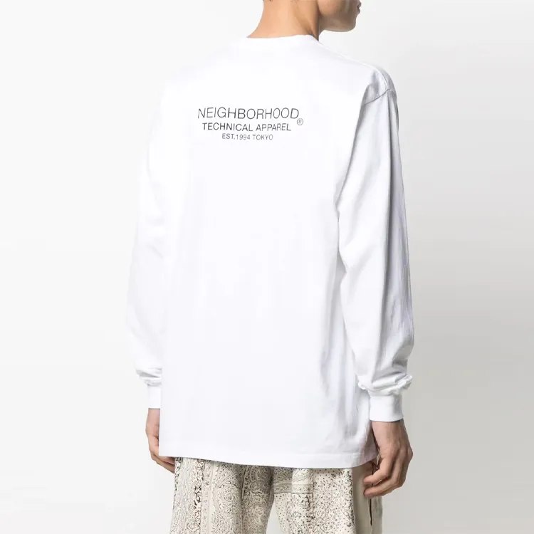 NEIGHBORHOOD Distortion Long Sleeve T Shirt-4