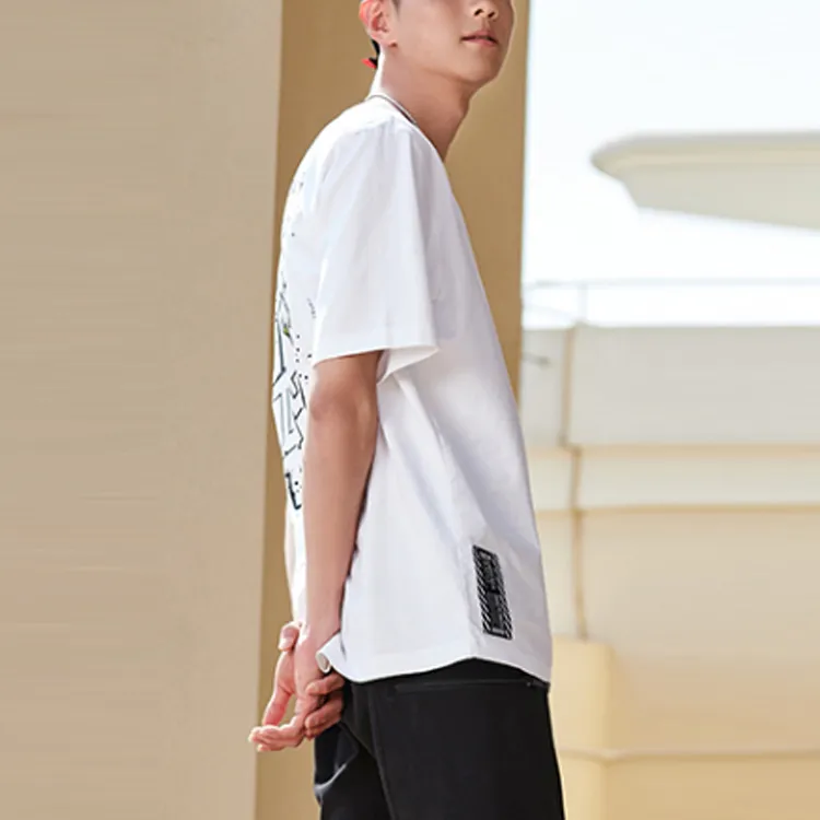 Disney X LINING T Shirts Unisex White-3