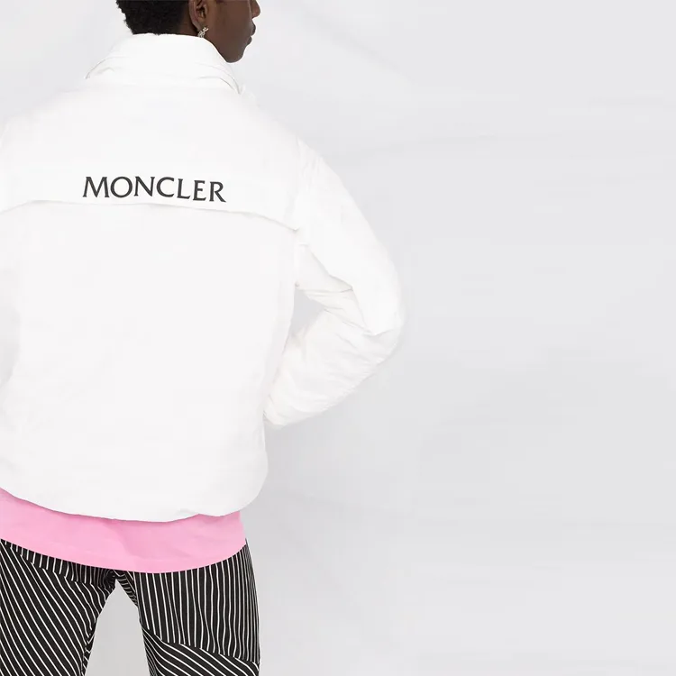 Moncler Zip Hooded Menchib Lightweight Shell Jacket 'White'-7