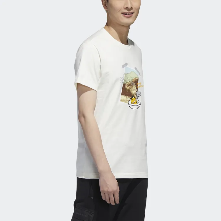Adidas Neo x M Gdtm Tee Set in Sleeve T Shirt Men's Jade White-4