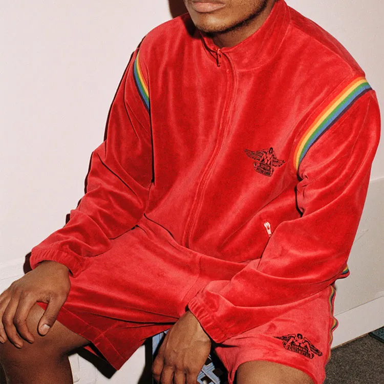 Supreme X Hysteric Glamour Velour Track Jacket-5