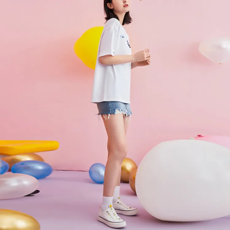 LiNing x Disney T Shirt Women's White-5