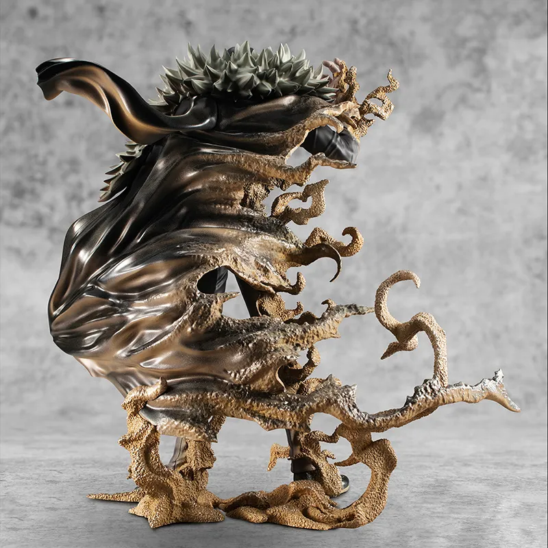 MegaHouse One Piece Portrait Of Pirates Mas Maximum Sir Crocodile Figure Black-4
