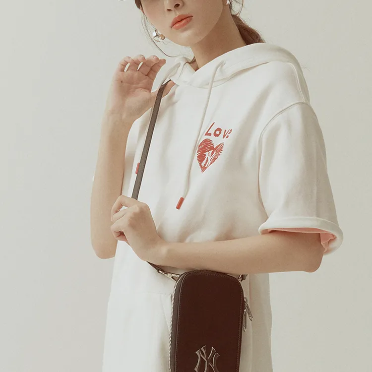 MLB Short Sleeved Dresses Women's Ivory White-3