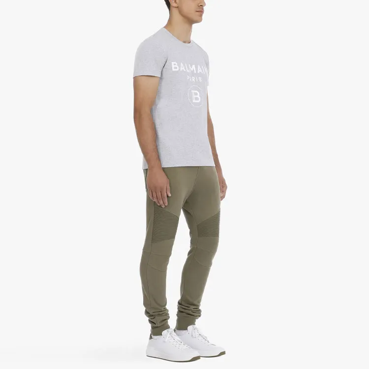 BALMAIN T-Shirts Men Gray-4
