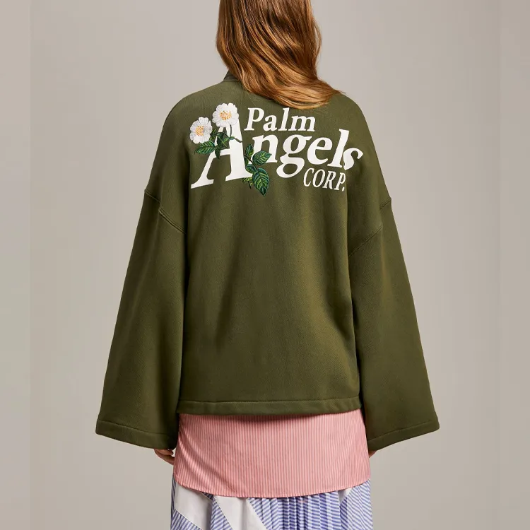 PALM ANGELS Daisy Cotton Kimono-5