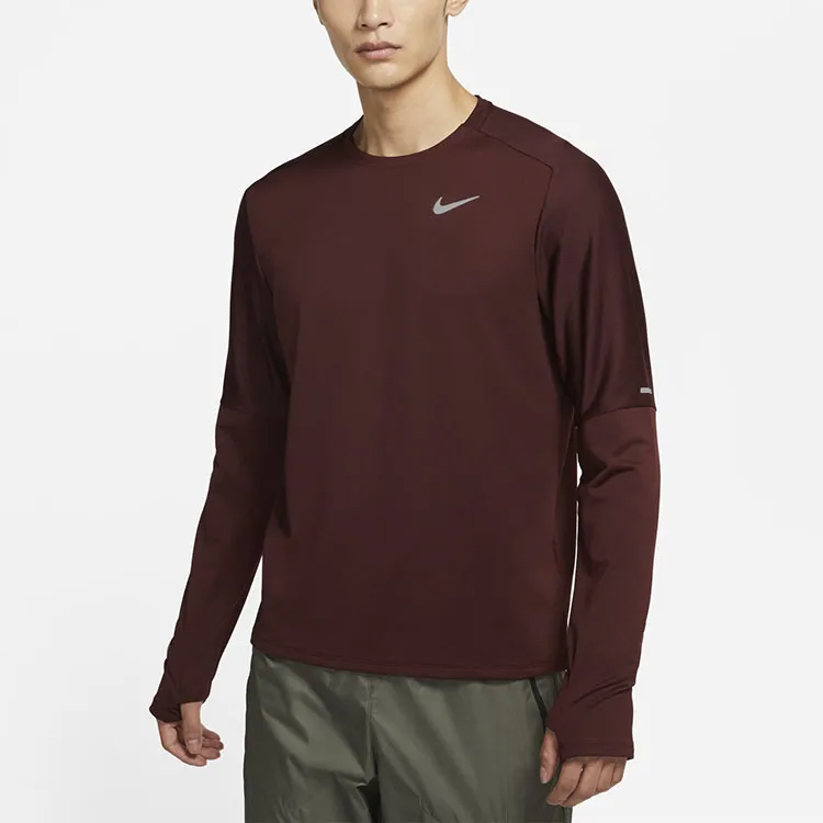 Nike T-Shirts Men Maroon-3