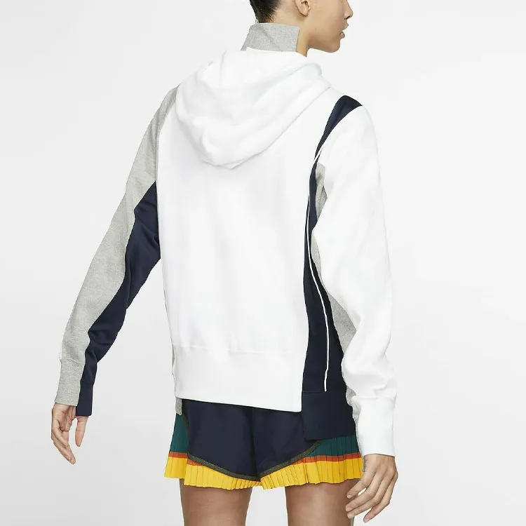 Nike X Sacai Double Zip Hoodie 'Canyon Gold/Obsidian'-5
