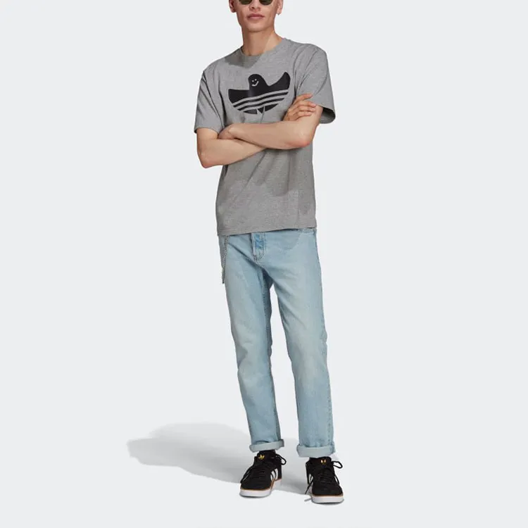 Adidas Originals SST T Shirts Unisex Heather Gray-2