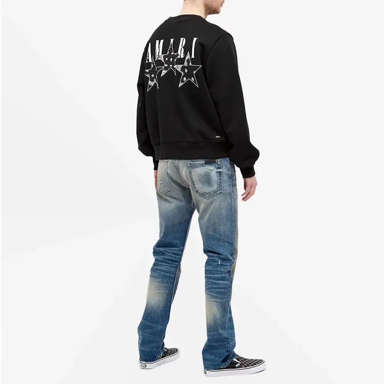 AMIRI Bandana Stars Crewneck-4