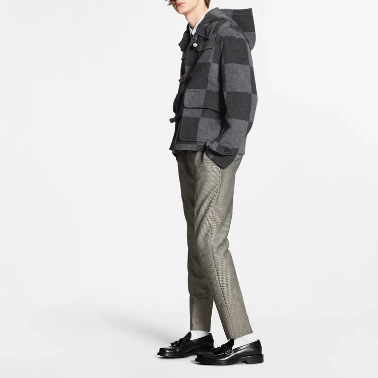 LOUIS VUITTON X Nigo Giant Damier Duffle Coat-4
