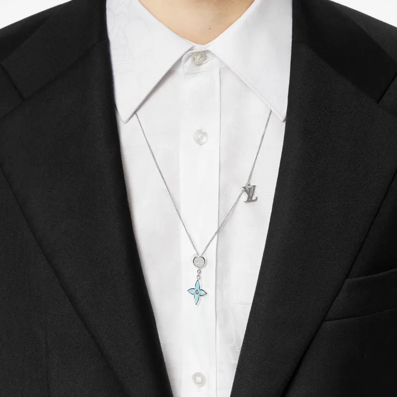 LOUIS VUITTON Metal Necklaces Unisex-3