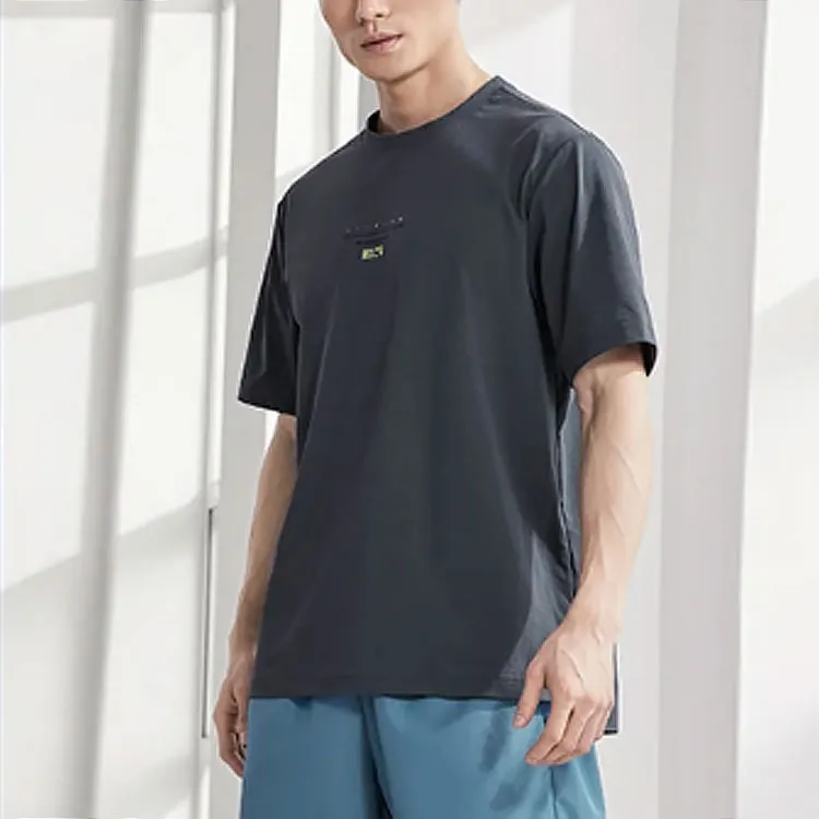 LiNing T Shirt Men's Dark Shadow Blue-2