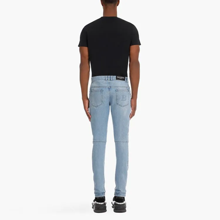BALMAIN Jeans Men Blue-3