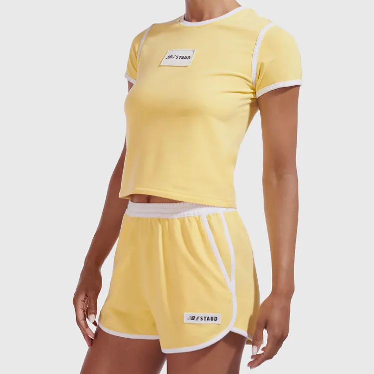 Staud X New Balance New Balance X STAUD Casual Shorts Women's Yellow-1