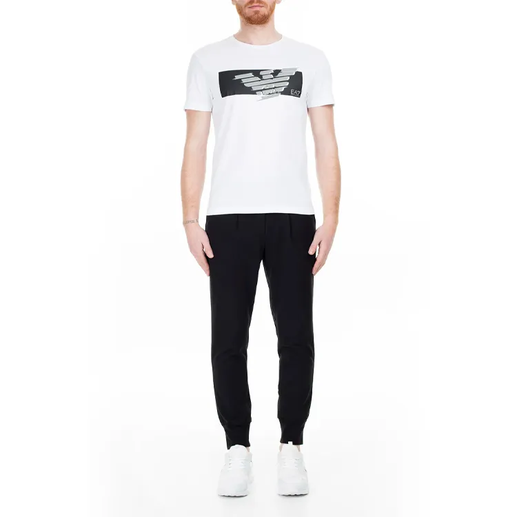 EMPORIO ARMANI T Shirts Men White-5