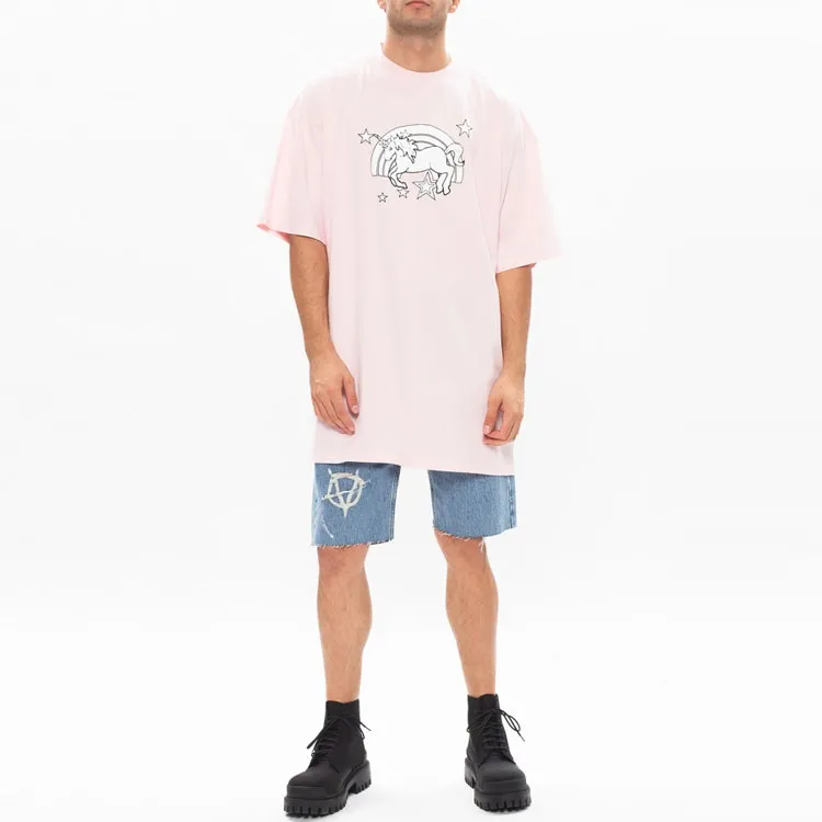 Vetements T Shirts Men Pink-1