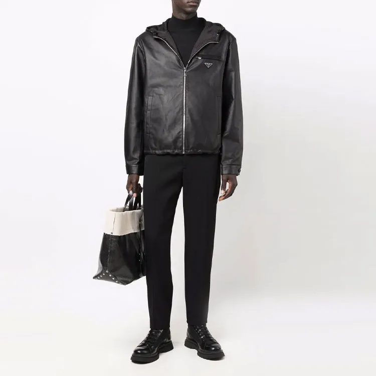 PRADA Jackets Men Black-2