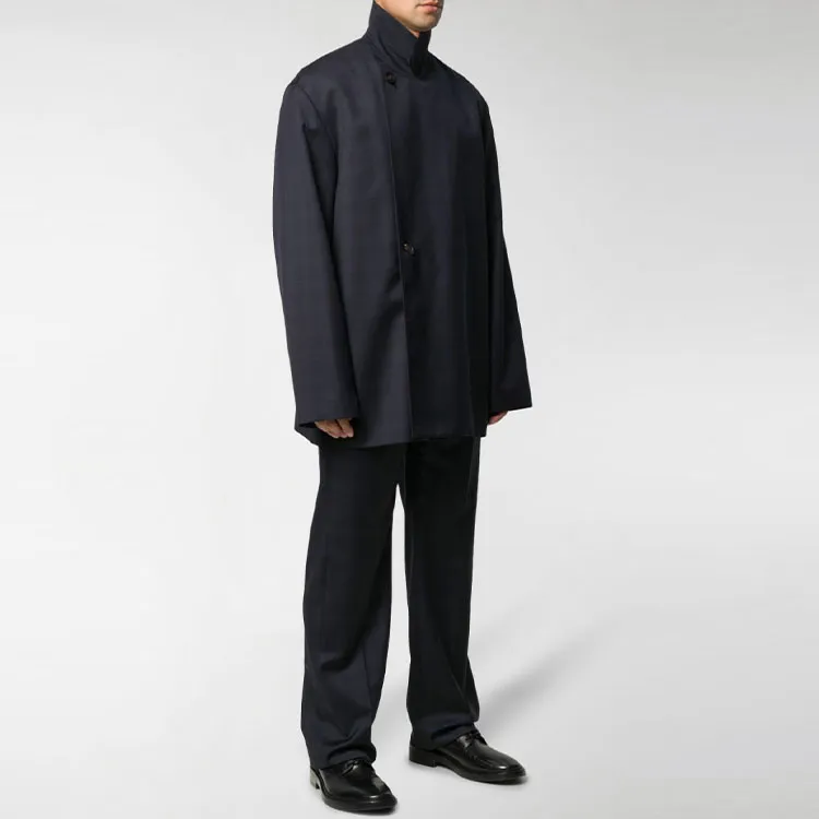 Balenciaga FW21 Coats Men's Dark Blue-5