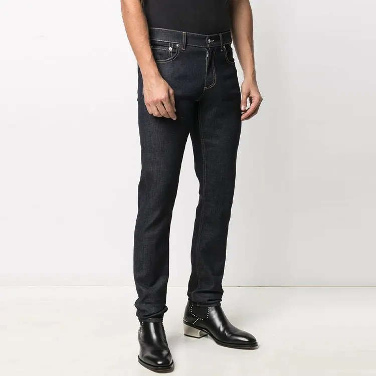 Alexander McQueen Jeans Men Dark Blue-3