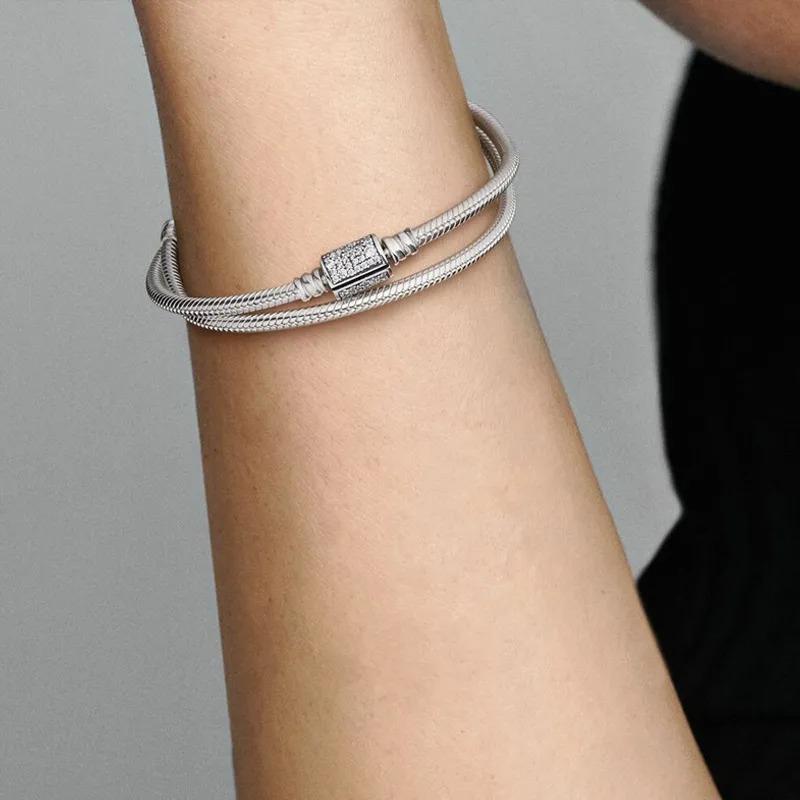 Pandora 925 Sterling Silver Bracelets Women's-3