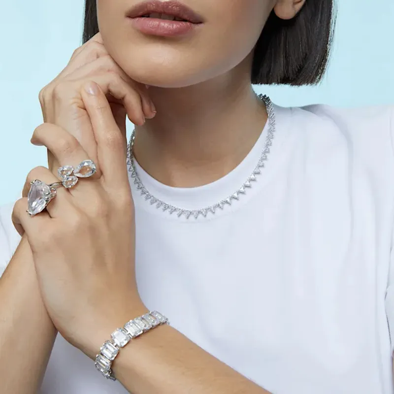 Swarovski Millenia Bracelets Unisex White-3