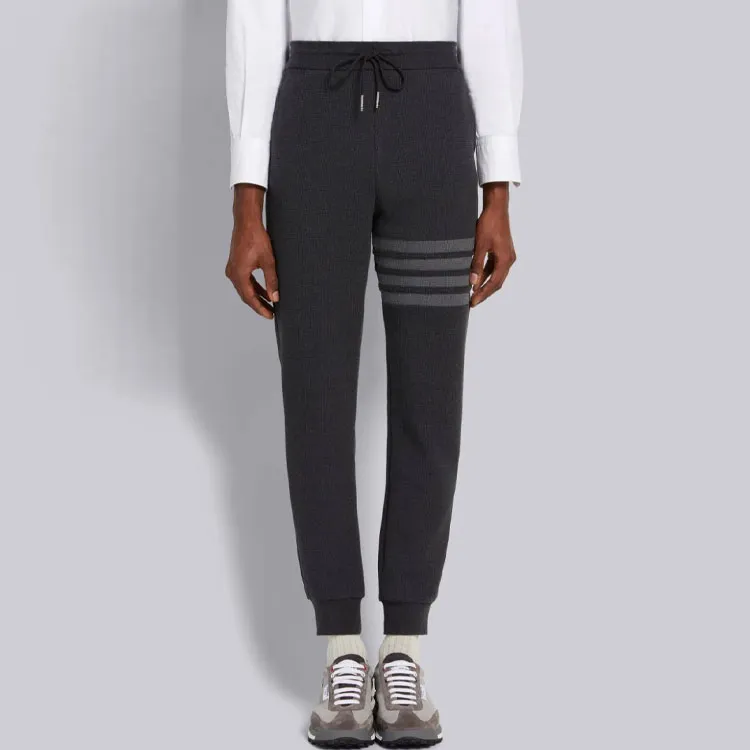THOM BROWNE 4 Bar Tapered Track Pants-2