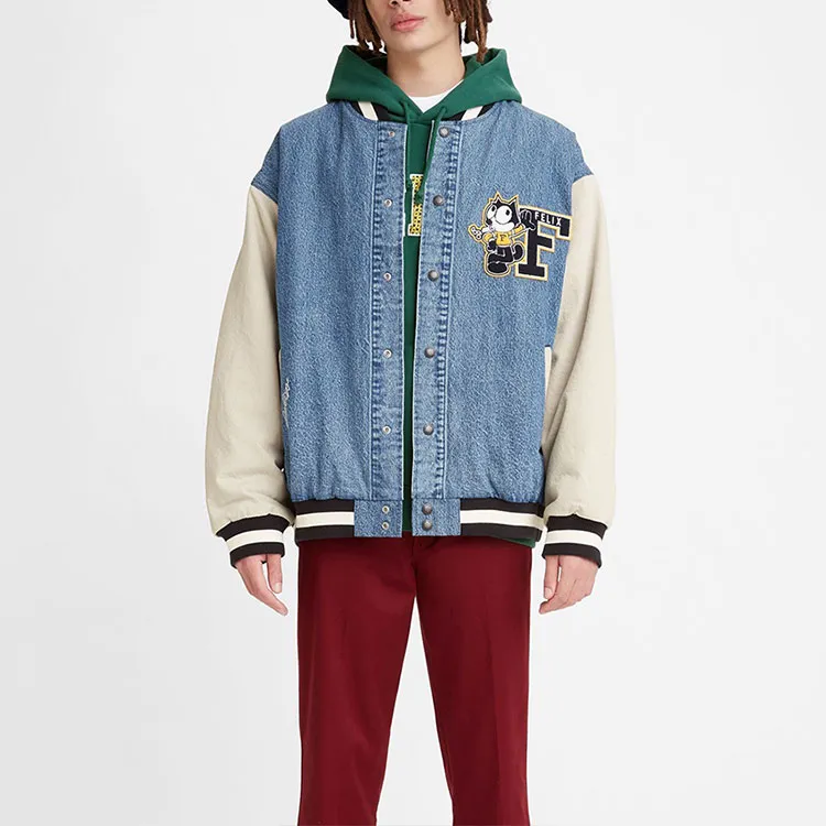 Levis Denim Jackets Men Blue-4