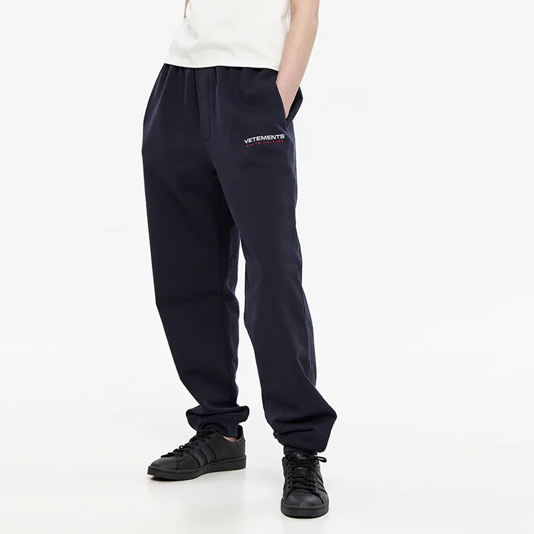 Vetements Knitted Sweatpants Unisex Marine Blue-6