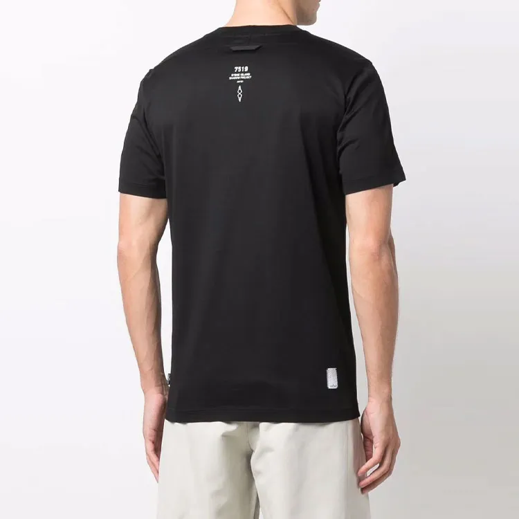 STONE ISLAND T Shirts Men Black-2