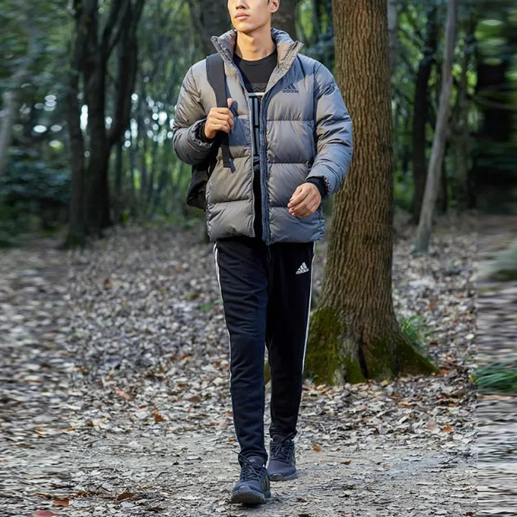 Adidas Down Jacket Winter Men's Gray-2