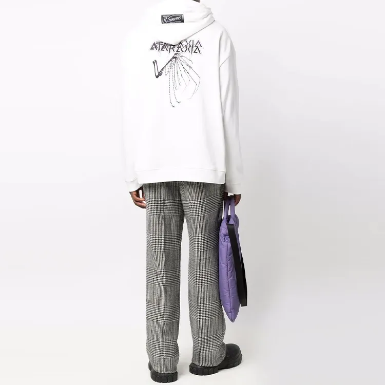 RAF SIMONS Text-print Hoodie-2