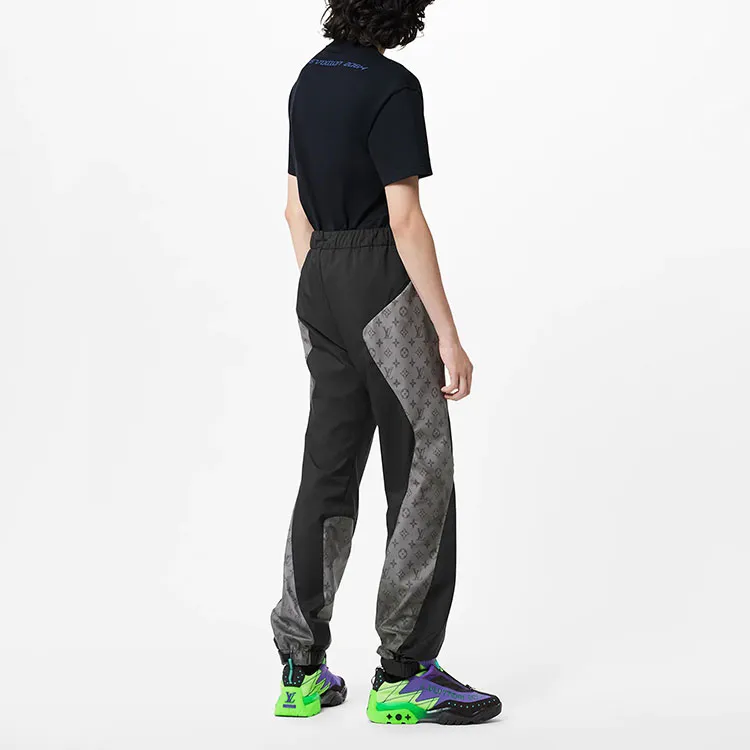 LOUIS VUITTON Knitted Sweatpants Men's Black-2