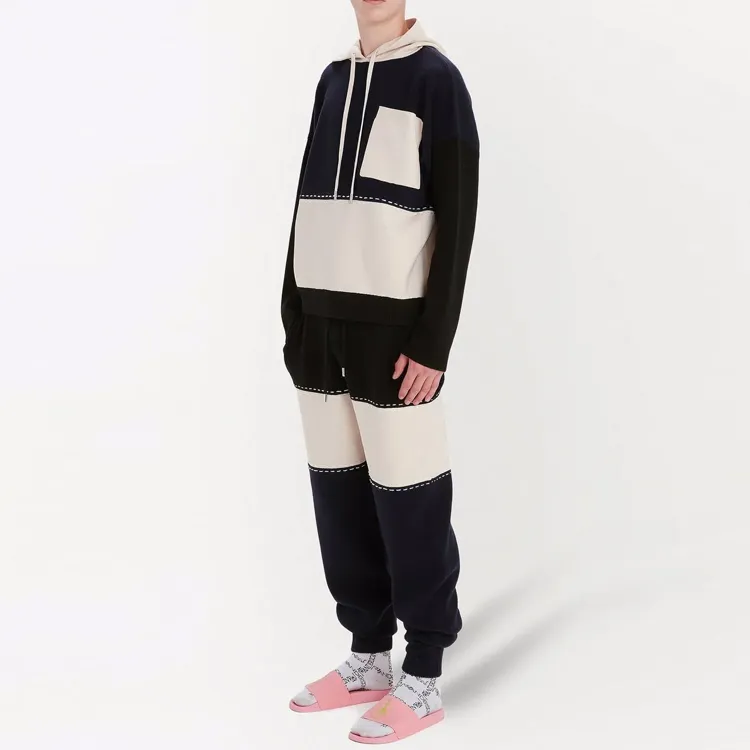 JW Anderson Knitted Sweatpants Men Black-3