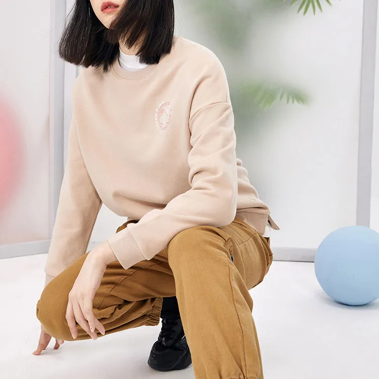 ANTA Life Collection Sweatshirts Women's Light Taupe Gray-6