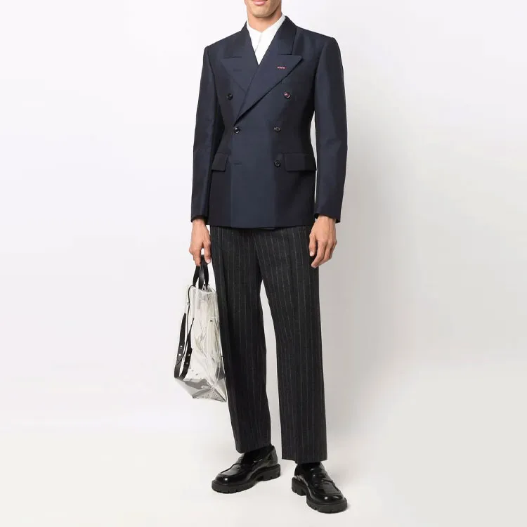 Maison Margiela Double breasted Navy Blazer-1