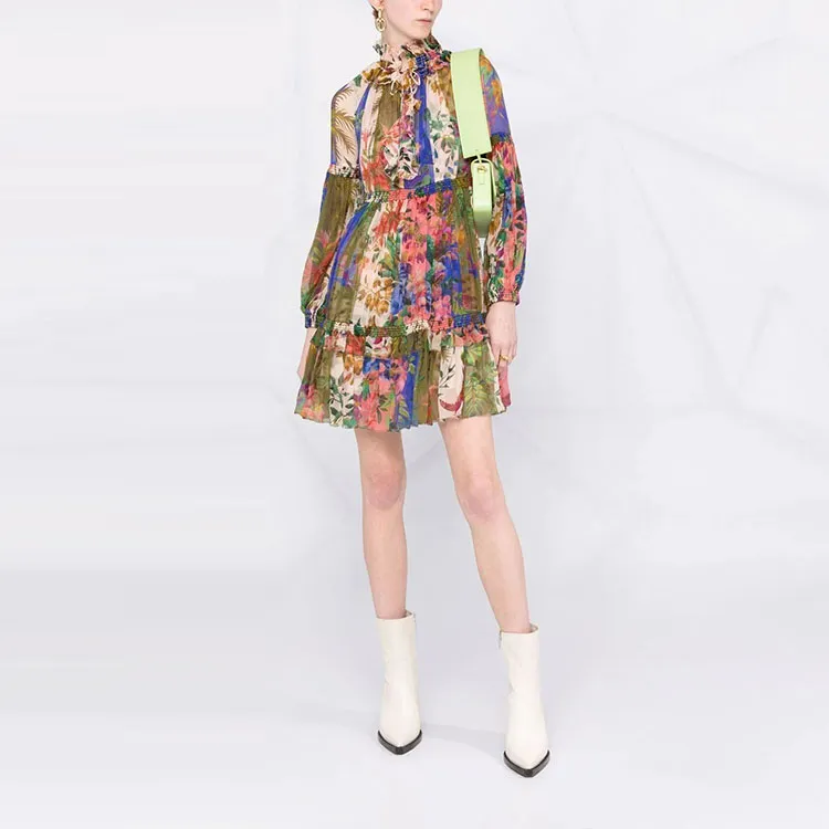 Zimmermann Long-Sleeved Dresses Women's Multicolor-1