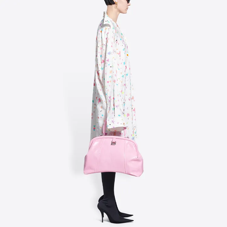 Balenciaga Long-Sleeved Dresses Women's Pink-3