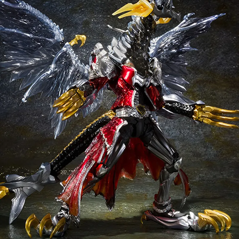 BANDAI SIC Fire Dragon Form Full Dragon Form Kamen Rider Wizard Action Figures 20cm-7