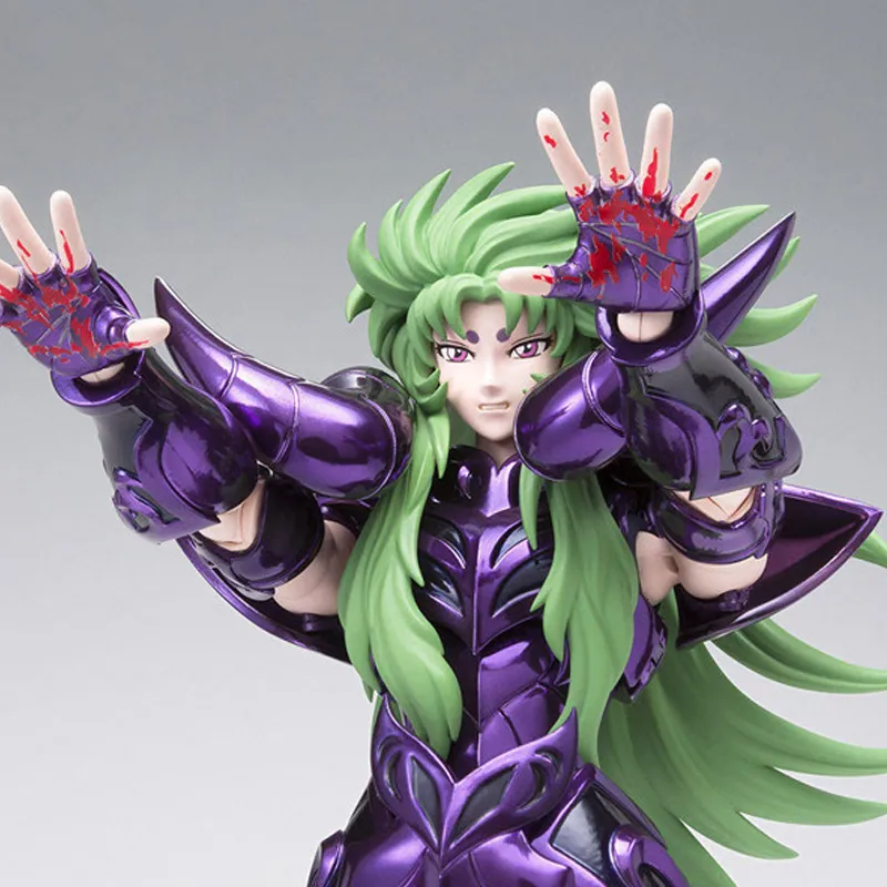 BANDAI Shion Saint Seiya Mythology Ex Hades Chapter White Zodiac Underworld Armor Action Figures-7