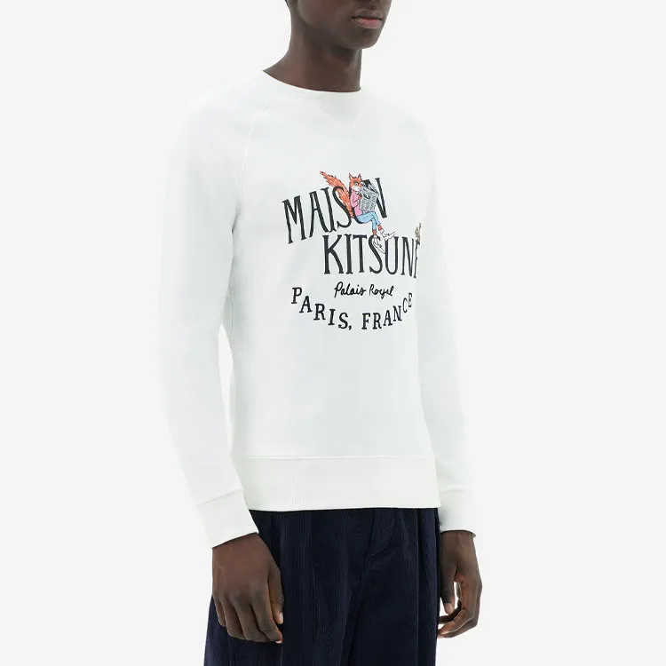 Maison Kitsune Sweatshirts Men White-3